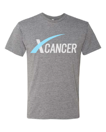 Grey Prostate Cancer Tee (Light blue)